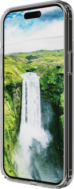 dbramante Iceland Ultra D3O MagSafe beskyttelsesveske, iPhone 15, gjennomsiktig