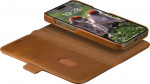 Dbramante1928 Lynge, lommebok og beskyttelsesveske, iPhone 15 Pro Max, brun
