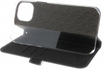 Insmat Eksklusivt Flip Case lommebokveske, iPhone 15, hvit