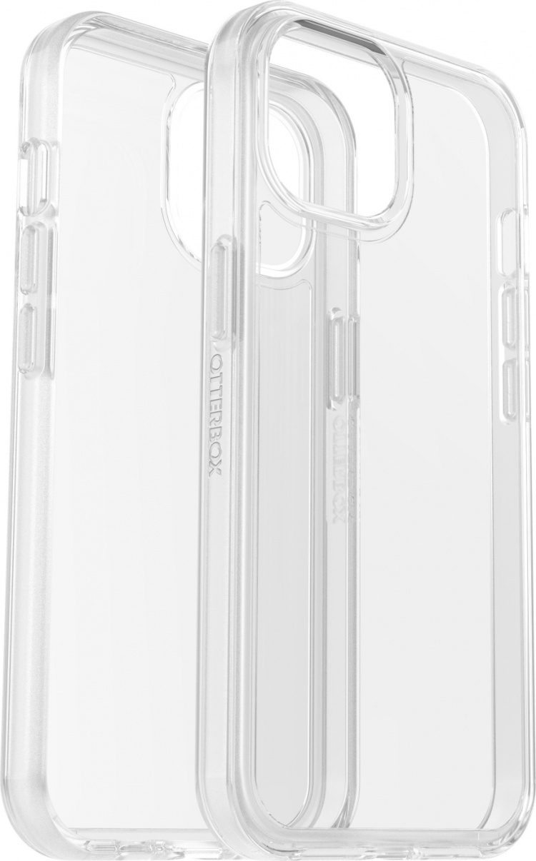  Otterbox Symmetry Clear beskyttelsesveske, iPhone 15/14/13, gjennomsiktig
