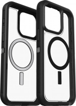 Otterbox Defender XT beskyttelsesveske, iPhone 15 Pro Max, svart / gjennomsiktig.