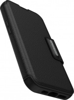 Otterbox Strada MagSafe lommebokveske, iPhone 15, svart  Otterbox Strada MagSafe lommebokveske, iPhone 15, svart