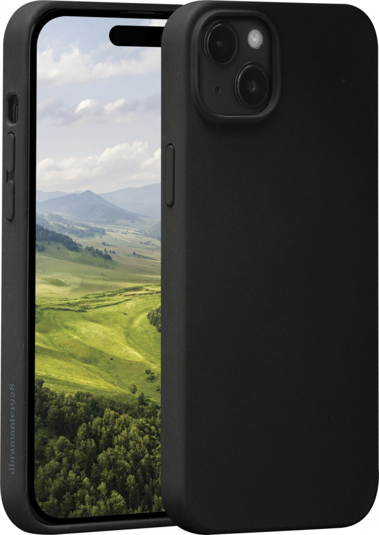 Dbramante1928 Monaco beskyttelsesveske, iPhone 15, Night Black