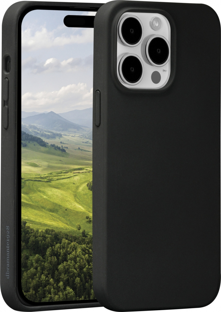 Dbramante1928 Monaco beskyttelsesveske, iPhone 15 Pro Max, nattsvart