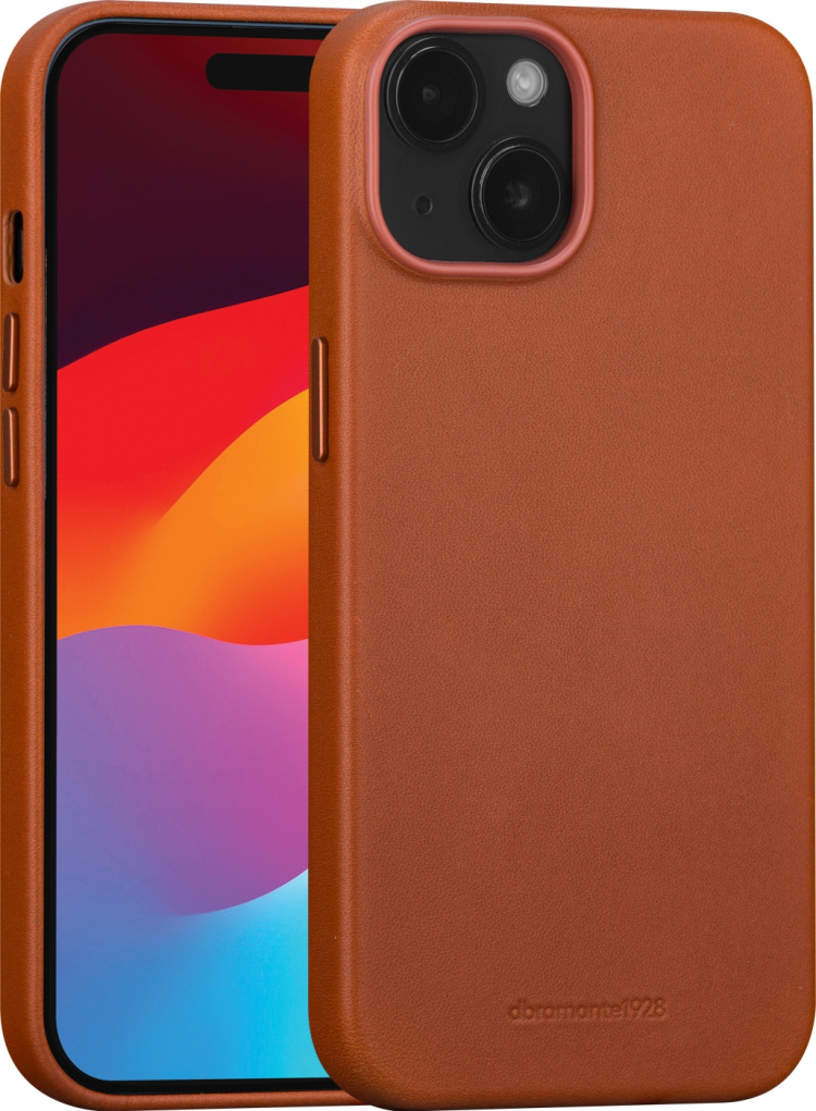 Dbramante1928 Roskilde MagSafe beskyttelsesveske, iPhone 15, brun