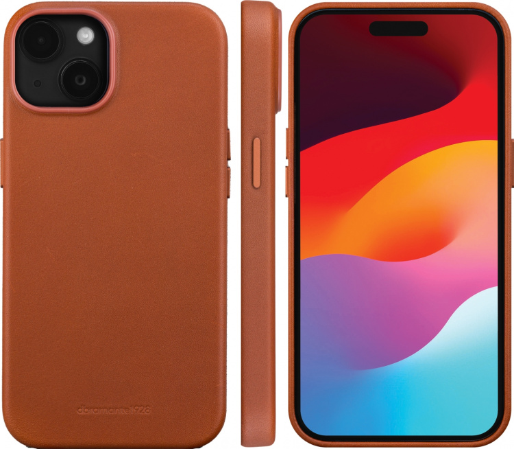 Dbramante1928 Roskilde MagSafe beskyttelsesveske, iPhone 15, brun