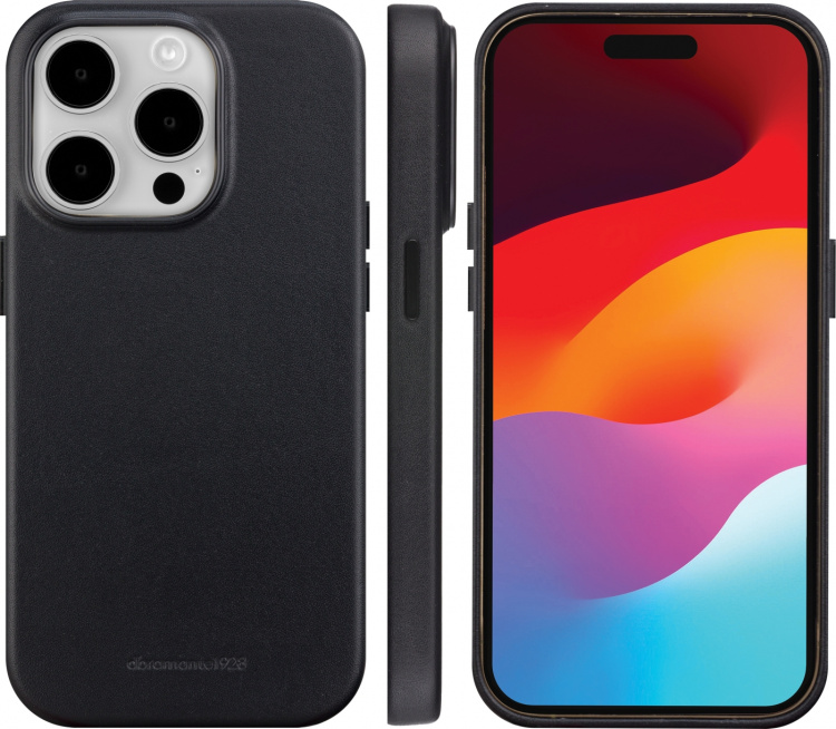 Dbramante1928 Roskilde MagSafe beskyttelsesveske, iPhone 15 Pro Max, svart