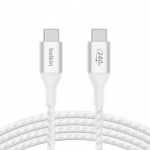 Belkin BOOST CHARGE 240W USB-C til USB-C-kabel, 1 m, hvit Belkin BOOST CHARGE 240W USB-C til USB-C-kabel, 1 m, hvit