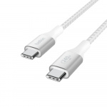 Belkin BOOST CHARGE 240W USB-C til USB-C-kabel, 1 m, hvit Belkin BOOST CHARGE 240W USB-C til USB-C-kabel, 1 m, hvit