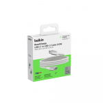 Belkin BOOST CHARGE 240W USB-C til USB-C-kabel, 1 m, hvit Belkin BOOST CHARGE 240W USB-C til USB-C-kabel, 1 m, hvit