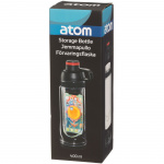 Atom Vannflaske med oppbevaringsplass 400 ml