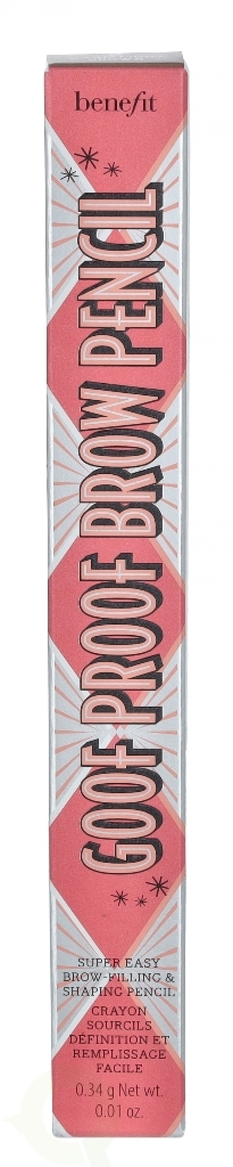 Benefit Goof Proof Brow Shaping Pencil 0,34 gr #03 Warm Light Brown - 12 timers holdbarhet - vannfast