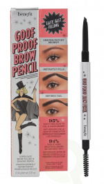 Benefit Goof Proof Brow Shaping Pencil 0,34 gr #06 Deep/12 Hour Wear/Cool Soft Black