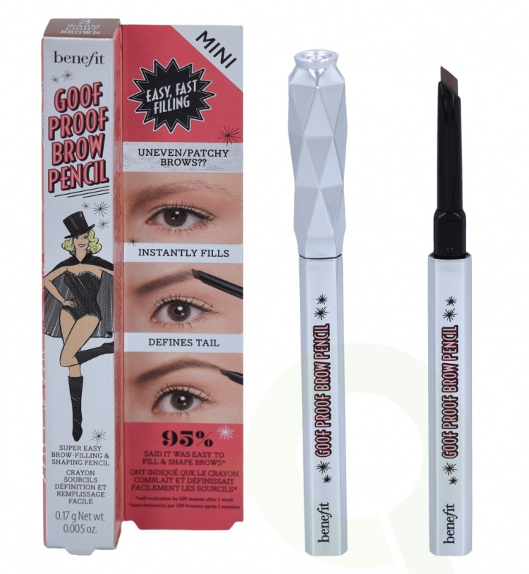 Benefit Goof Proof Mini Brow Shaping Pencil 0,17 gr #03 Warm Light Brown/12 HR Waterproof
