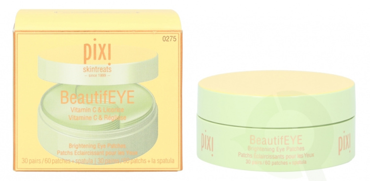 Pixi BeautifEYE Brightening Eye Patches 30 Piece 30 Pairs/60 Patches + Spatula