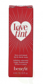 Benefit Lovetint Fiery-Red Tinted Lip & Cheek Stain 6 ml