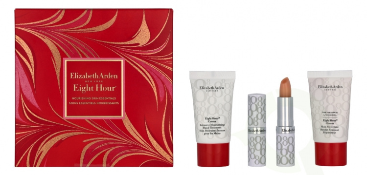 Elizabeth Arden E.Arden Eight Hour Set 33.7 ml Skin Protectant 15ml/Hand Treatment 15ml/Lip Protectant Stick 3,7gr