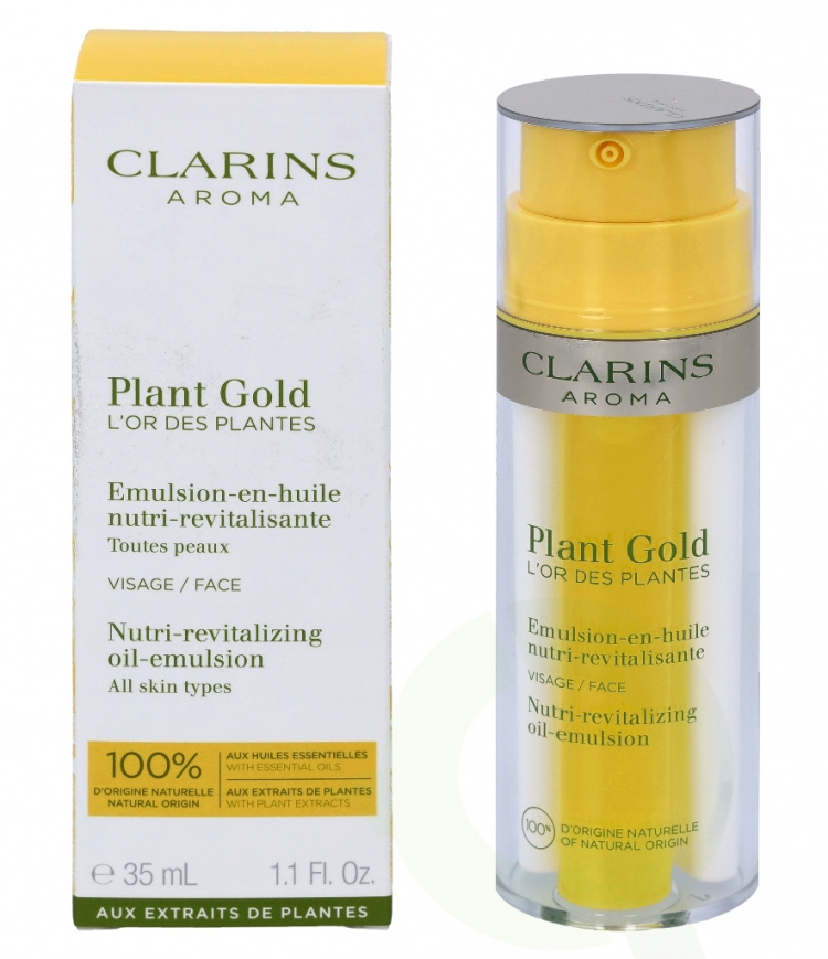 Clarins Plant Gold Nutri-Revitalizing Oil-Emulsion 35 ml Alle hudtyper