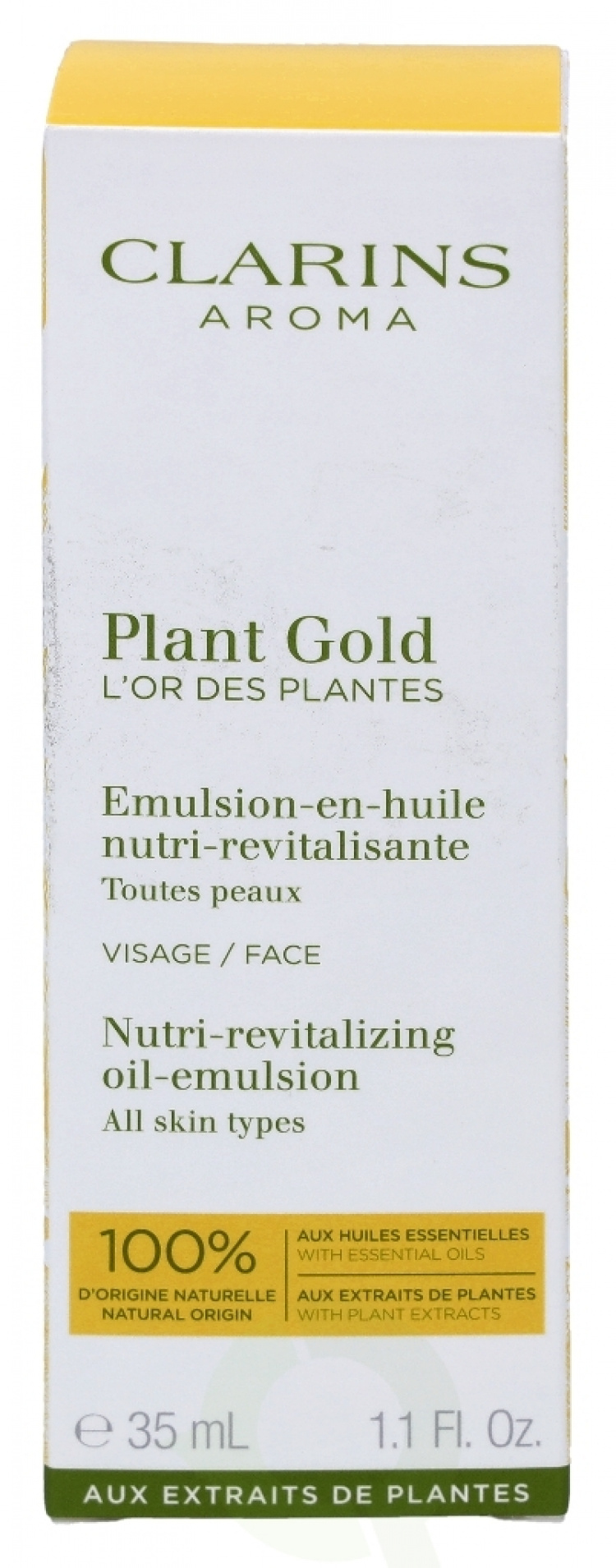 Clarins Plant Gold Nutri-Revitalizing Oil-Emulsion 35 ml Alle hudtyper