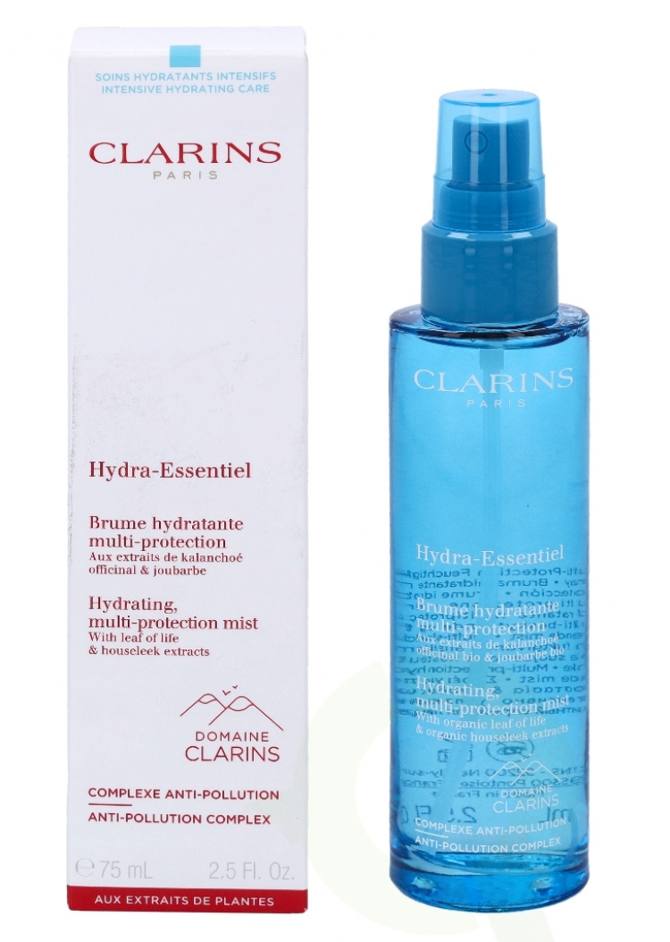 Clarins Hydra-Essentiel Hydrating Mist 75 ml Anti-Pollution Complex