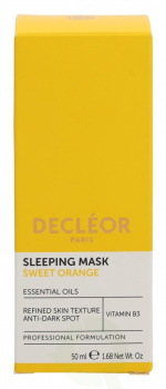 Decleor Sleeping Mask Sweet Orange 50 ml essensielle oljer
