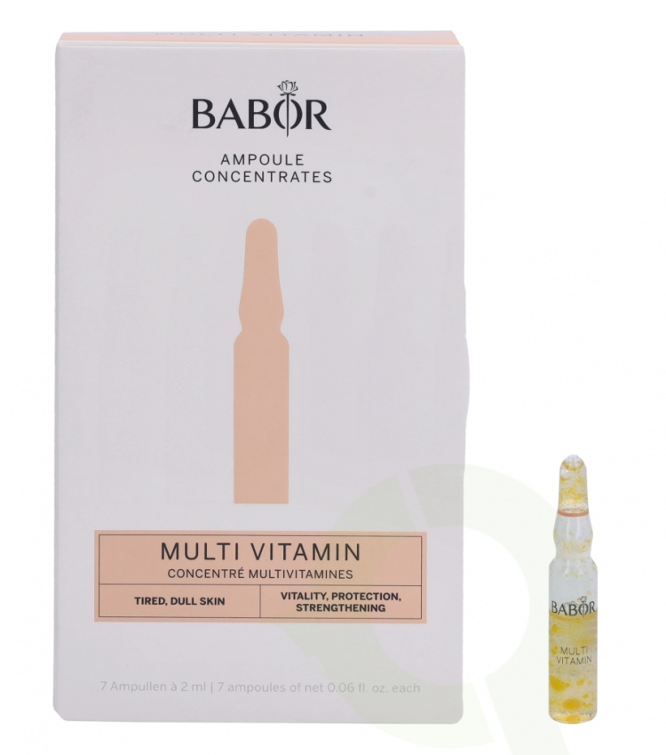 Babor Multi Vitamin Ampoule Concentrates 14 ml 7x2ml - Sliten, kjedelig hud