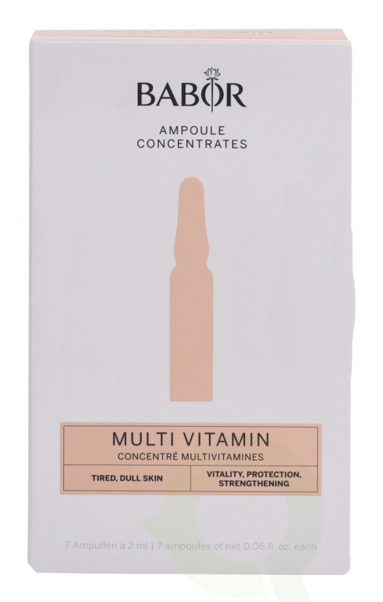 Babor Multi Vitamin Ampoule Concentrates 14 ml 7x2ml - Sliten, kjedelig hud