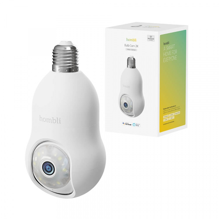 Hombli Smart Bulb Kamera Hvit Hombli Smart Bulb Kamera Hvit