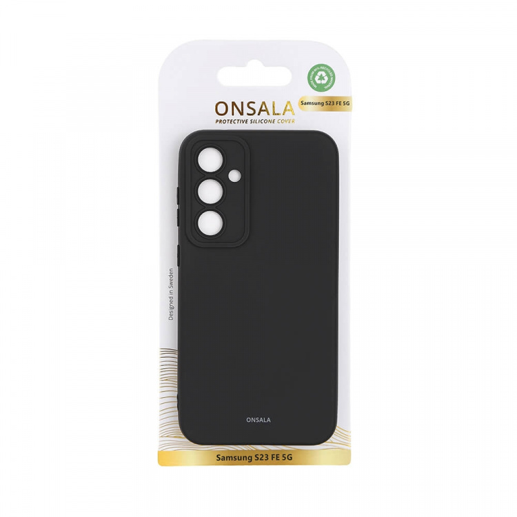 Onsala Backcover Sil Touch Samsung S23 FE 5G Svart