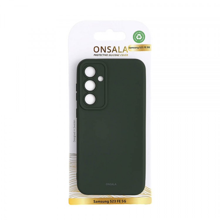 Onsala Backcover Sil Touch Samsung S23 FE 5G Olivengrønn Onsala Backcover Sil Touch Samsung S23 FE 5G Olivengrønn