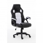 Raptor Gaming stol GS-40 Compact Kunstskinn & Stoff Svart/Hvit