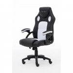 Raptor Gaming stol GS-40 Compact Kunstskinn & Stoff Svart/Hvit