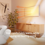 Hombli Smart Infrarød Varmer Metal Panel 700w Hvit