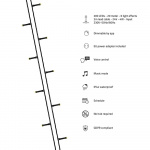 Hombli Smart Lyskjede LED 20 m IP44 Hombli Smart Lyskjede LED 20 m IP44