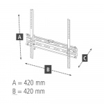 Hama Veggfeste Fast VESA opp til 400x400 65