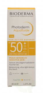 Bioderma Photoderm Aquafluide SPF50+ 40 ml Usynlig sensitiv hud