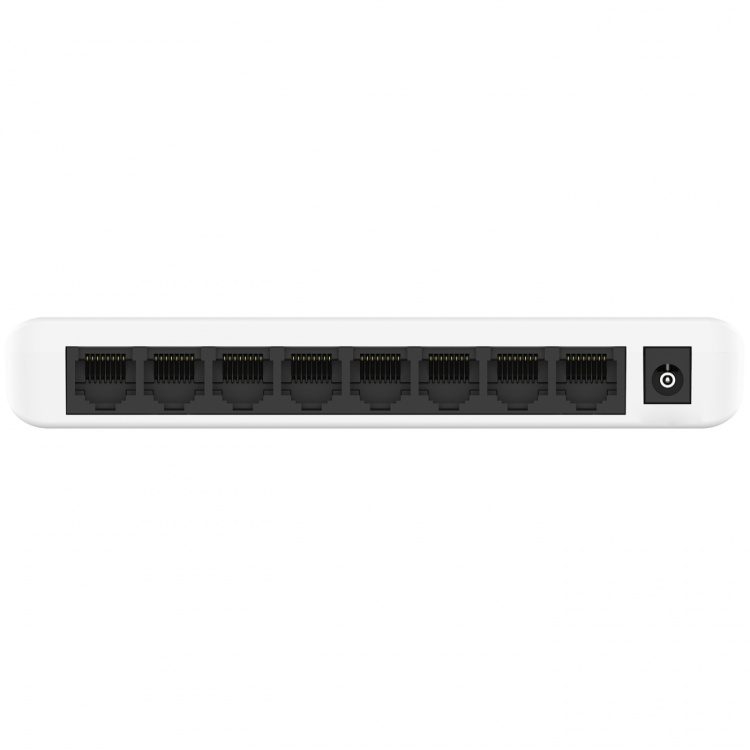 Strong 8-port Gigabit-switch hvit
