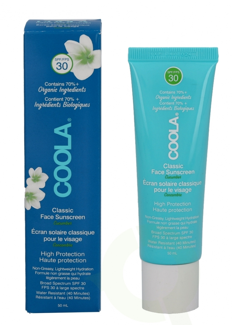 Coola Classic Face Solkrem fuktighetskrem SPF30 50 ml