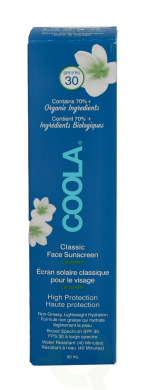 Coola Classic Face Solkrem fuktighetskrem SPF30 50 ml
