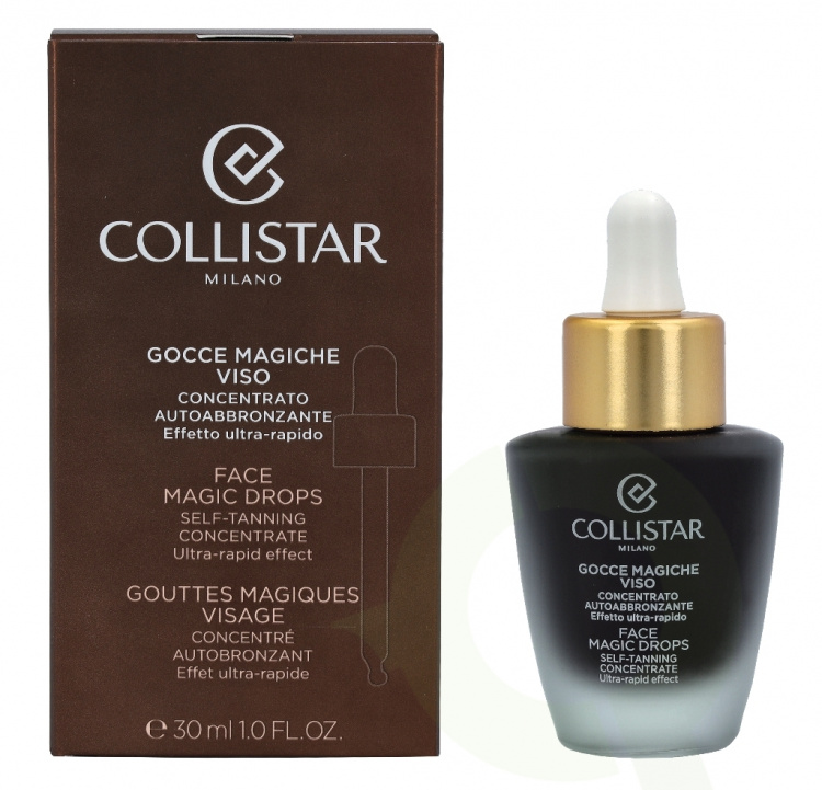 Collistar Face Magic Drops SelfTanning Concentrate 30 ml Ultra-Rapid Effect