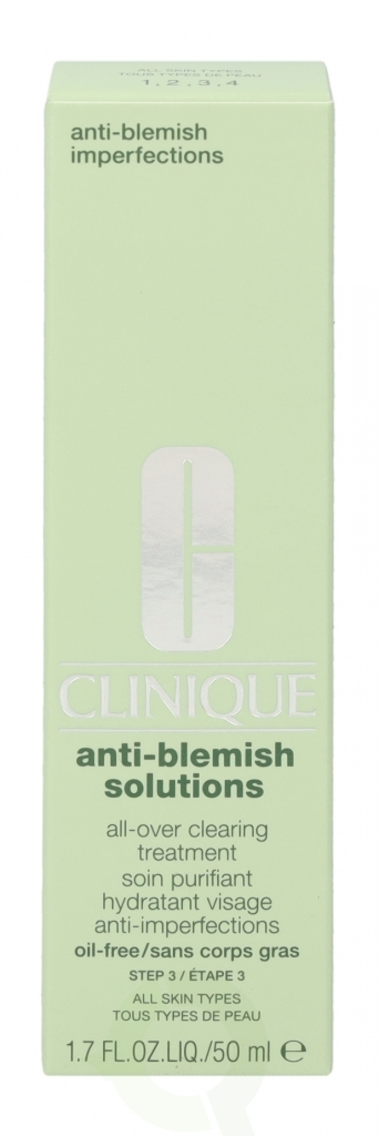 Clinique Anti-Blemish Solutions All-Over Clearing Treatment 50 ml Oil Free/For All Skin Types