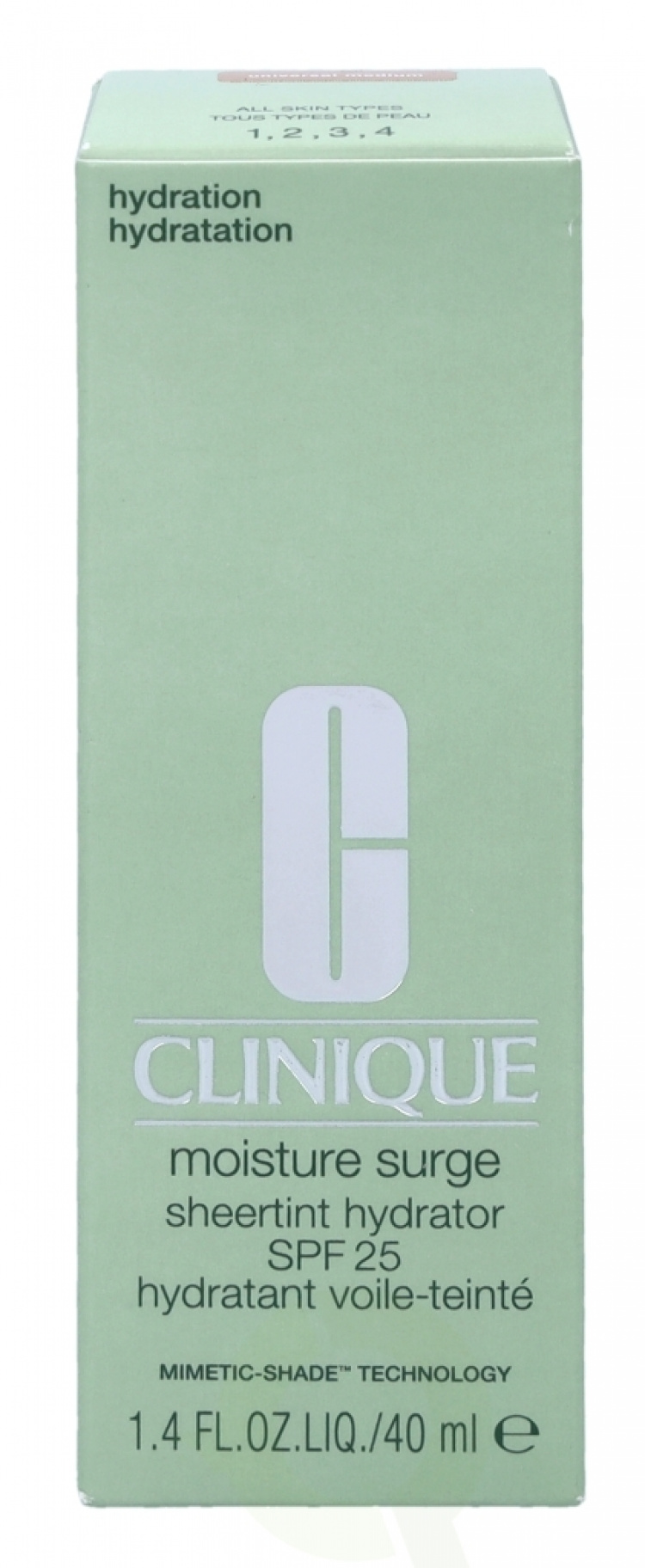 Clinique Moisture Surge Sheertint Hydrator SPF25 40 ml 100 % parfymefri/Universal Medium
