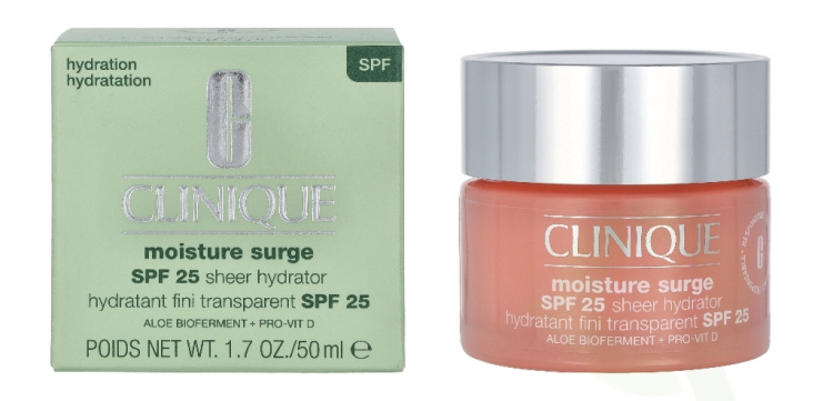 Clinique Solbeskyttelse Moisture Surge SPF25 50 ml