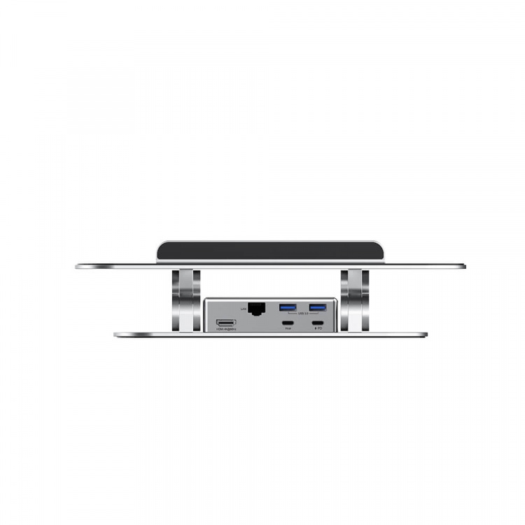 Rapoo Laptopstativ UCS-5001 med USB-C Hubb Rapoo Laptopstativ UCS-5001 med USB-C Hubb