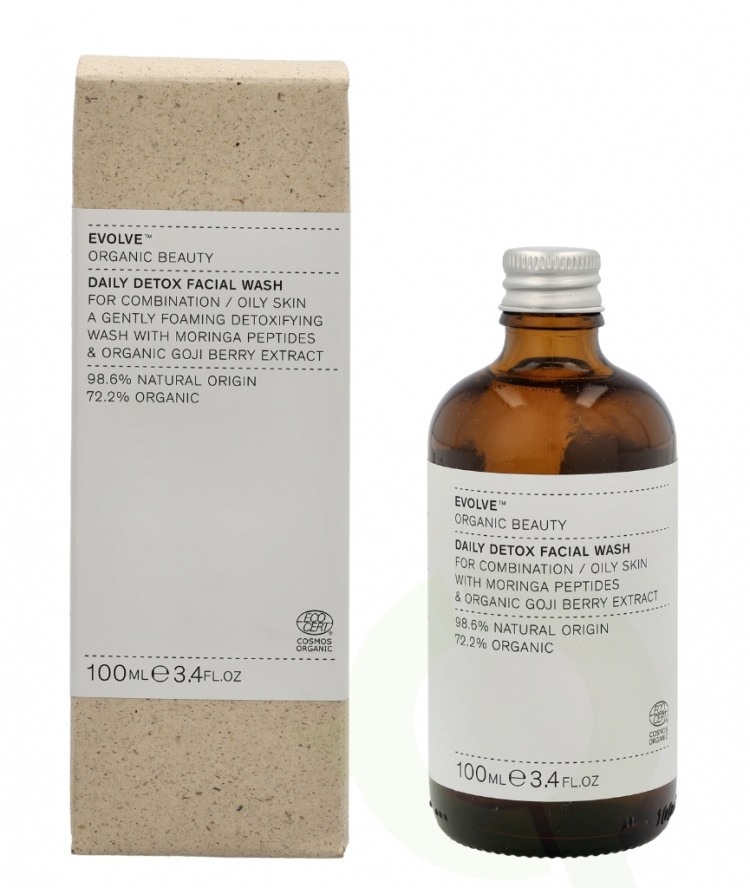 Evolve Beauty Evolve Daily Detox Facial Wash 100 ml for kombinert/fettet hud