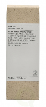 Evolve Beauty Evolve Daily Detox Facial Wash 100 ml for kombinert/fettet hud