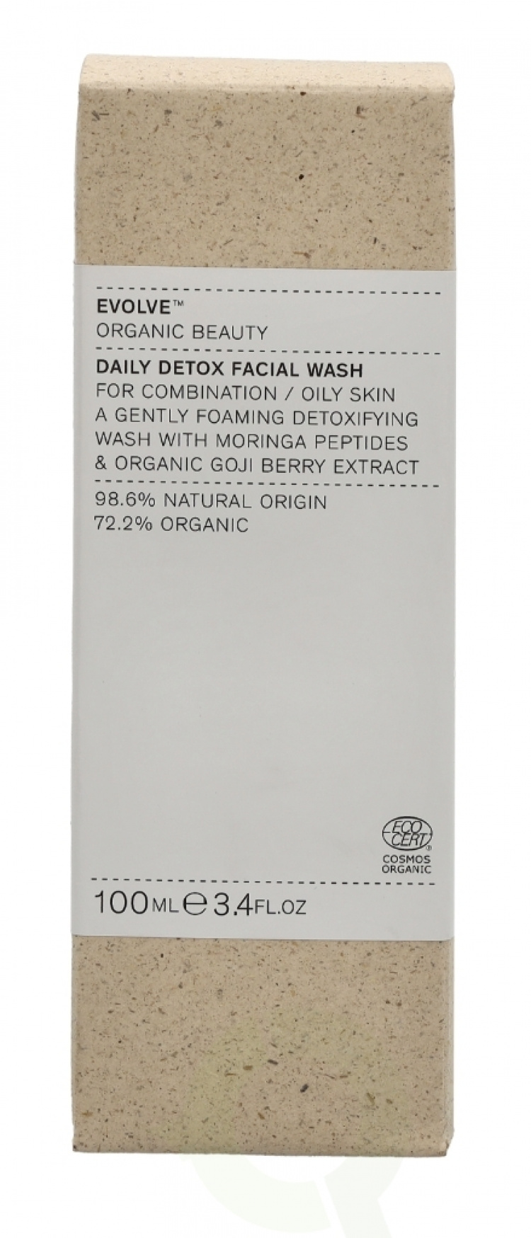 Evolve Beauty Evolve Daily Detox Facial Wash 100 ml for kombinert/fettet hud