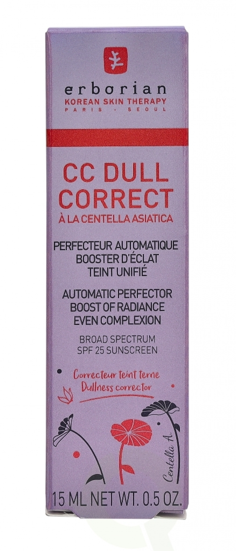 Erborian CC Dull Correct Sunscreen SPF25 15 ml Broad Spectrum