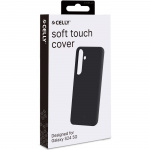 Celly Cromo Soft gummideksel Galaxy S24 5G Svart