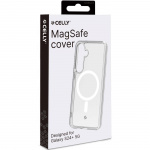 Celly Gelskinmag Magnetic TPU Cover Galaxy S24+ 5G Transparent